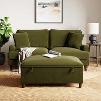 Beatrice Single Sofa Bed Footstool, Velvet