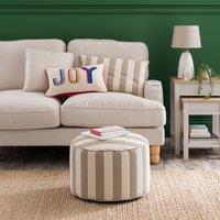 Beatrice Stripe Pouffe