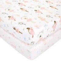 Ballet Dancer Set of 2 Fitted Sheets