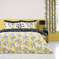 Minnie Yellow 100% Cotton Duvet Cover & Pillowcase Set