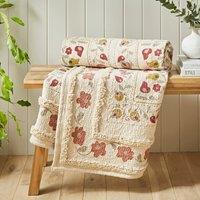 Churchgate Morcott Tufted Matelass Throw Blanket 130cm x 170cm