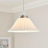 Lilbourne Ribbed Ceramic Easy Fit Pendant Shade