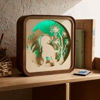 Dinosaur Layered Colour Changing Light Box