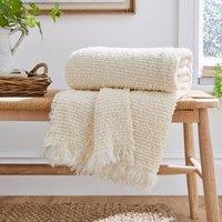 Churchgate Kibworth Boucle Throw Blanket 130x180cm