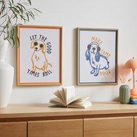 Set of 2 Elements Good Times Framed Prints