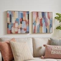 Set of 2 Ava Framed Canvases