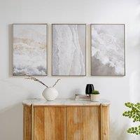 Set of 3 Rising Tide Framed Canvases