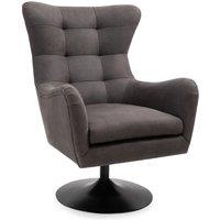 Roan Microsuede Swivel Chair