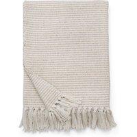 Russell Stripe Throw White