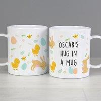 Personalised Easter Bunny Plastic Mug