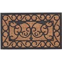 Fallen Fruits Rectangle Rubber Coir Doormat