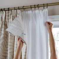 Twill Stripe Eyelet Curtain Linings