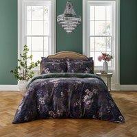 Dorma Giverny Damson 100% Cotton Duvet Cover & Pillowcase Set