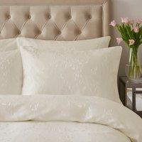 Dorma Luxe Wisteria Ivory Duvet Cover and Pillowcase Set