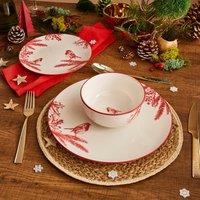 Christmas Robin 12 Piece Dinner Set