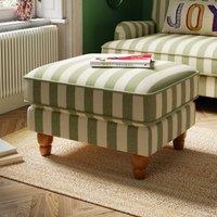 Beatrice Woven Stripe Footstool