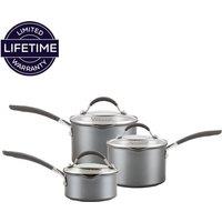 Circulon Scratch Defense Extreme Non-Stick 3 Piece Saucepan Set