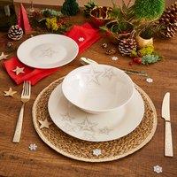 Winter Starlight 12 Piece Dinner Set