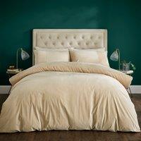 Liliana Pleated Luxury Velvet Duvet Cover and Pillowcase Set