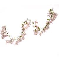 Set of 2 Artificial Cherry Blossom Garlands