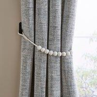 Half Wooden Beads Curtain Tieback