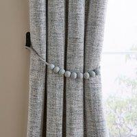 Half Wooden Beads Curtain Tieback