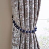 Opulence Navy Crystal Curtain Tieback