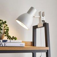 Imi Metal Adjustable Clip-On Task Table Lamp