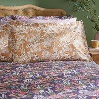 Harvest Floral Purple Oxford Pillowcase