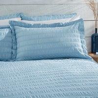 Aria Seersucker 100% Cotton Oxford Pillowcase