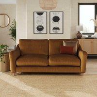 Hattie Matte Plush Velvet 3 Seater Sofa