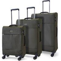 Set of 3 Rock Luggage Paris Soft Shell Suitcases