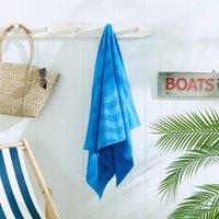 Wave Tufted Cotton Beach Towel