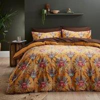 Yael Jungle Leopard Ochre Duvet Cover and Pillowcase Set