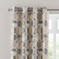 Cai Circle Jacquard Eyelet Curtains