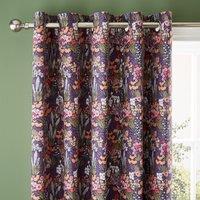 Harvest Floral Blackout Eyelet Curtains