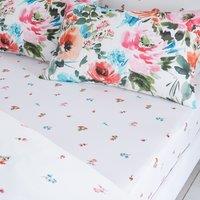 Malin Stem Blooms 100% Cotton Fitted Sheet