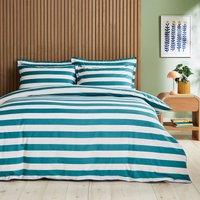 Elements Bold Stripe Cotton Duvet Cover and Pillowcase Set