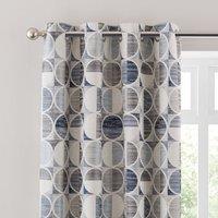 Cai Circle Jacquard Eyelet Curtains