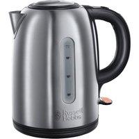 Russell Hobbs Brushed Stainless Steel 1.7L Push Button Kettle