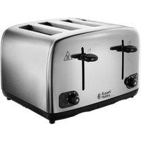 Russell Hobbs 4 Slice Brush and Polish Stainless Steel Toaster