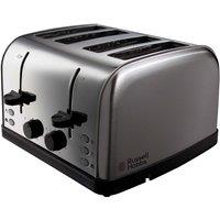 Russell Hobbs 4 Slice Brushed Stainless Steel Toaster