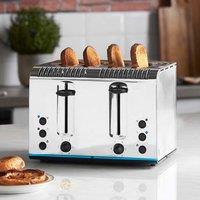 Russell Hobbs Buckingham 4 Slice Stainless Steel Toaster