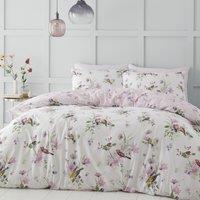 Catherine Lansfield Songbird Reversible Duvet Cover & Pillowcase Set