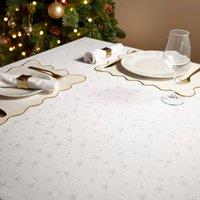 Hotel Luxury Christmas Star Cotton Tablecloth