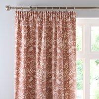 Freya Floral Pencil Pleat Curtains