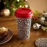 Leopard Print Travel Mug