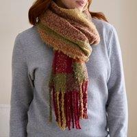 Red Green Check Scarf