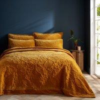 Estrella Floral Amber Gold Bedspread