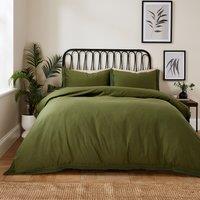 Ludlow Washed 100% Cotton Duvet Cover & Pillowcase Set
